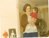 my grandma holding me when I was real little