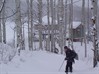 one of the two yurt dwelling places to shovel at the 5 mi summit