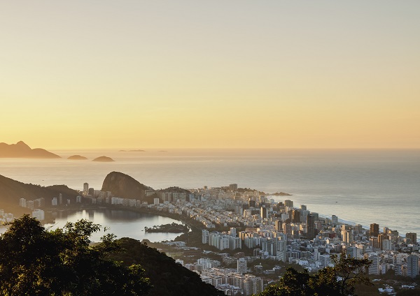 The perfect view of Rio de Janeiro during the sunset