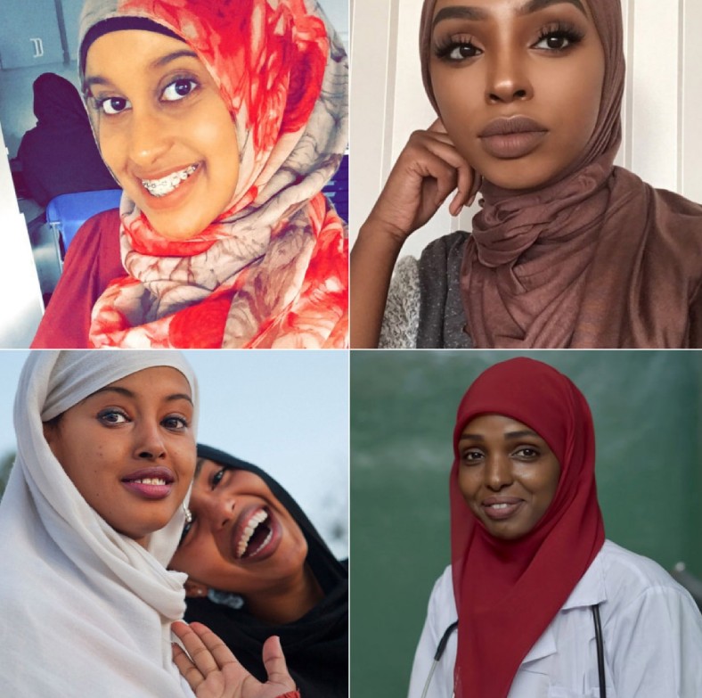 Different women from Somalia